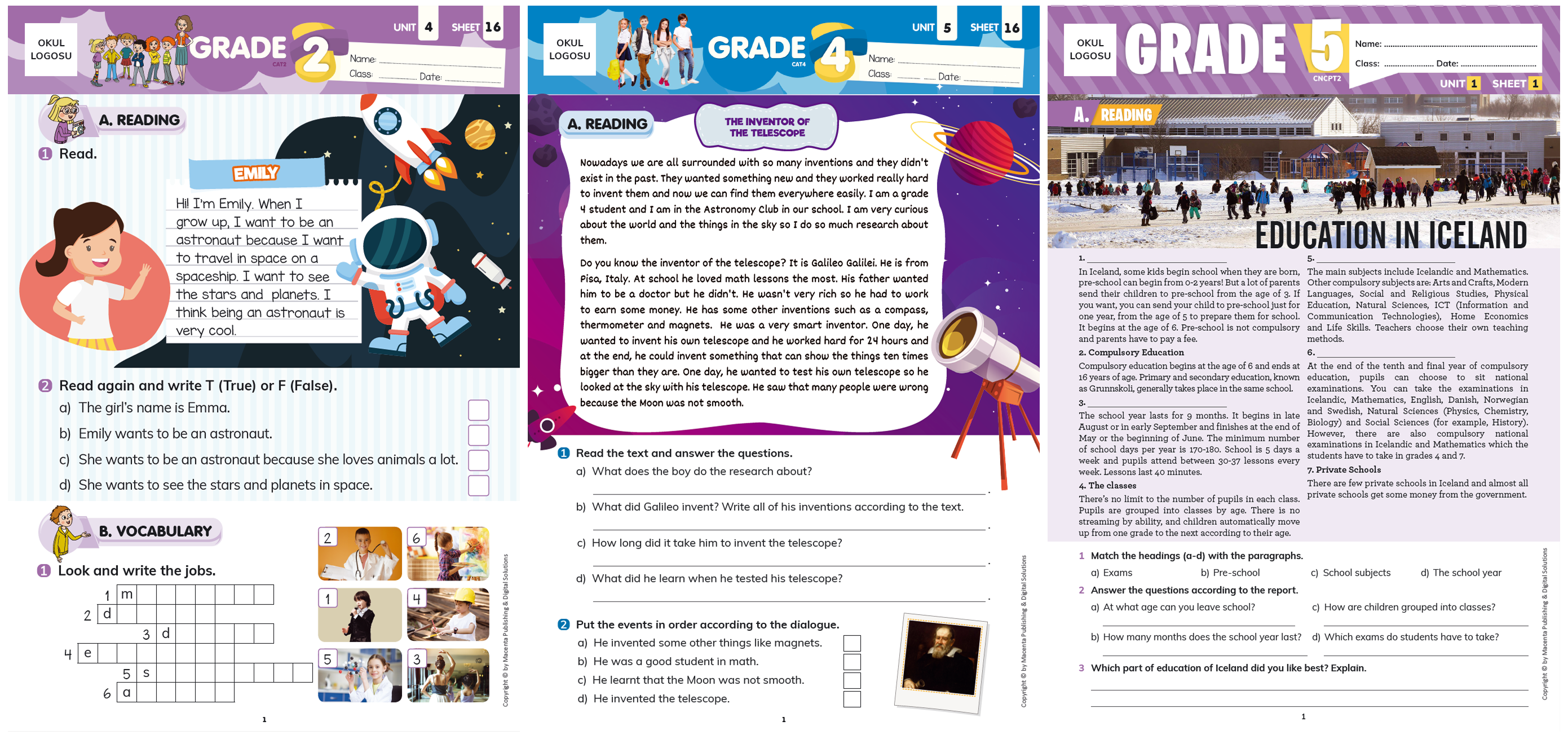 Examples of printable worksheets